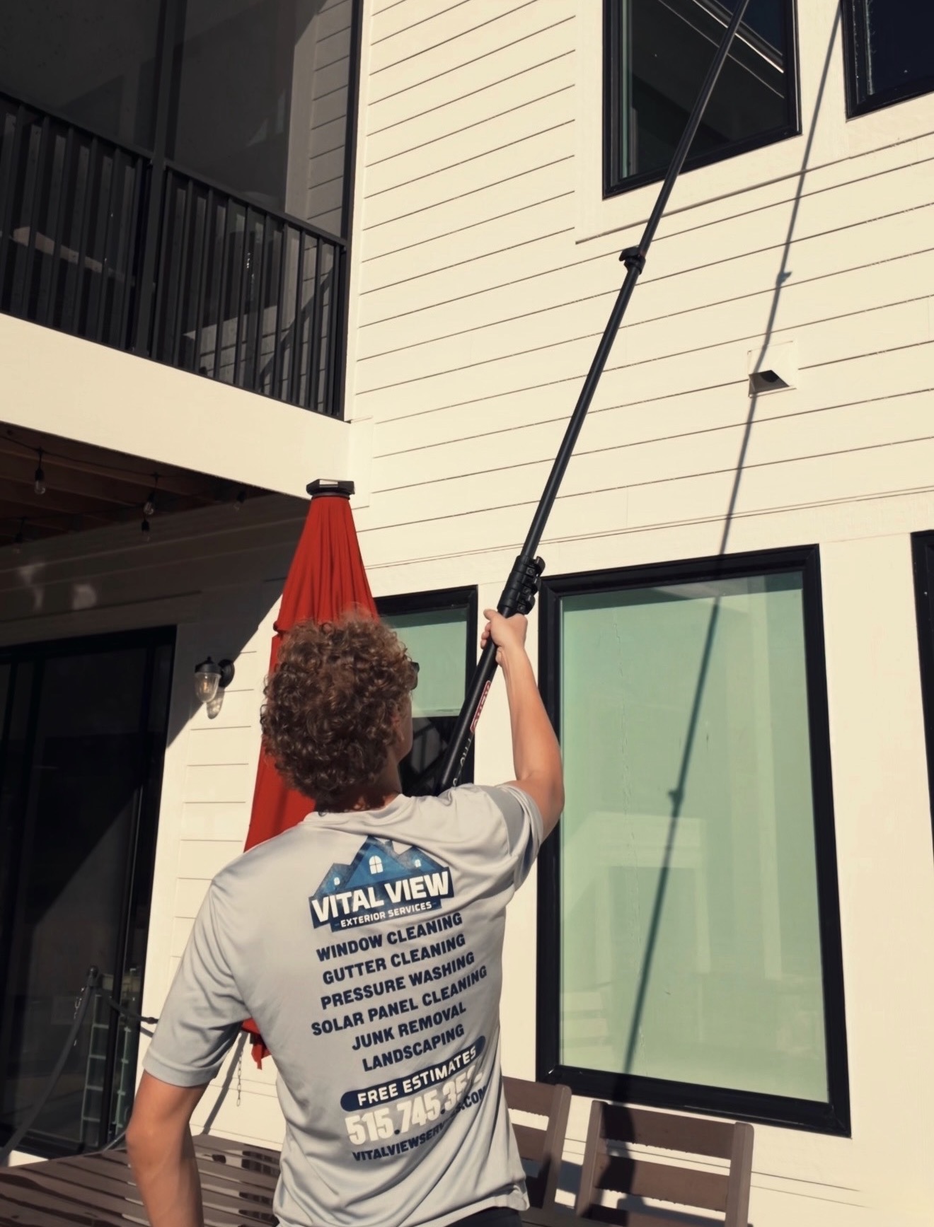 Window cleaning job