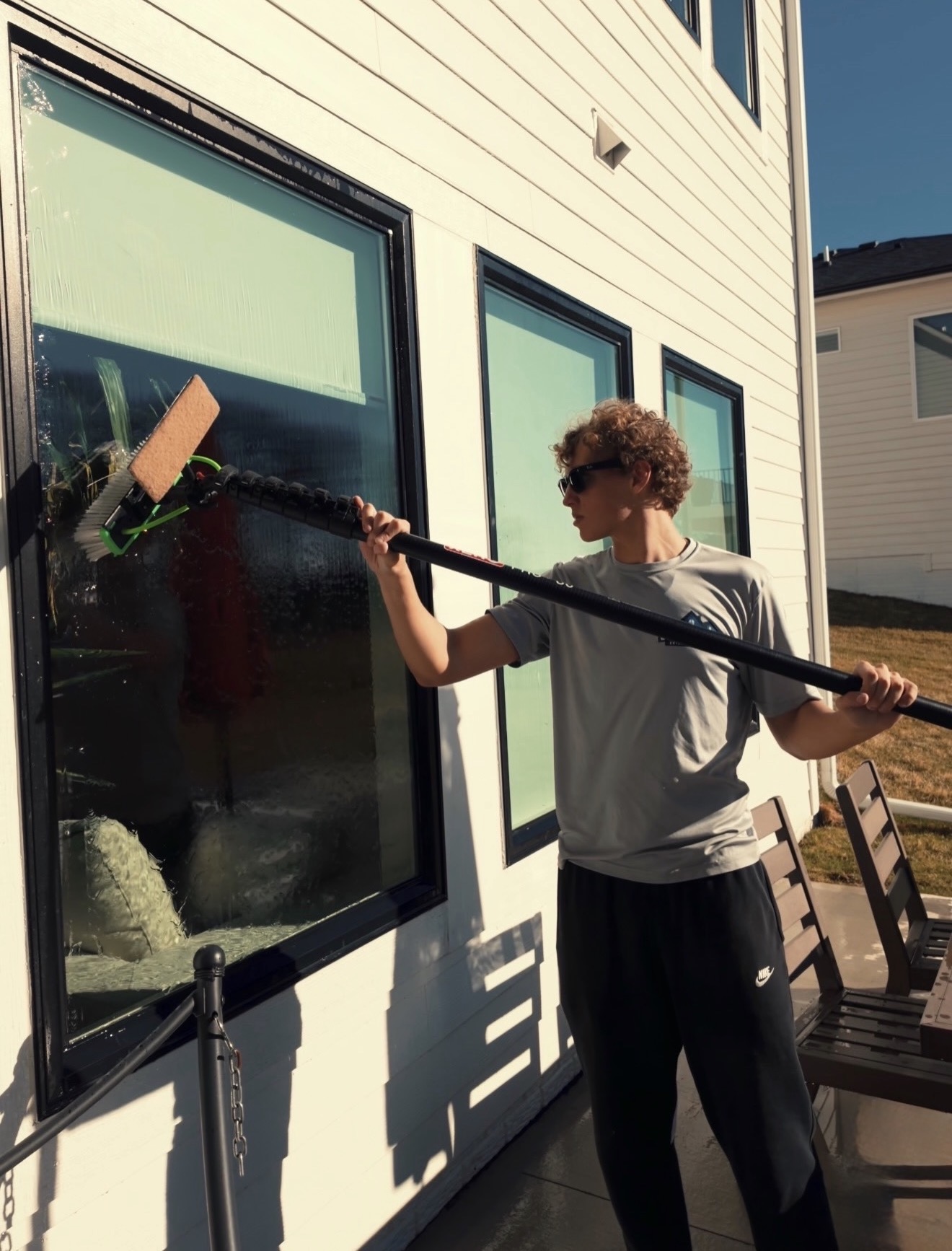 Window cleaning job