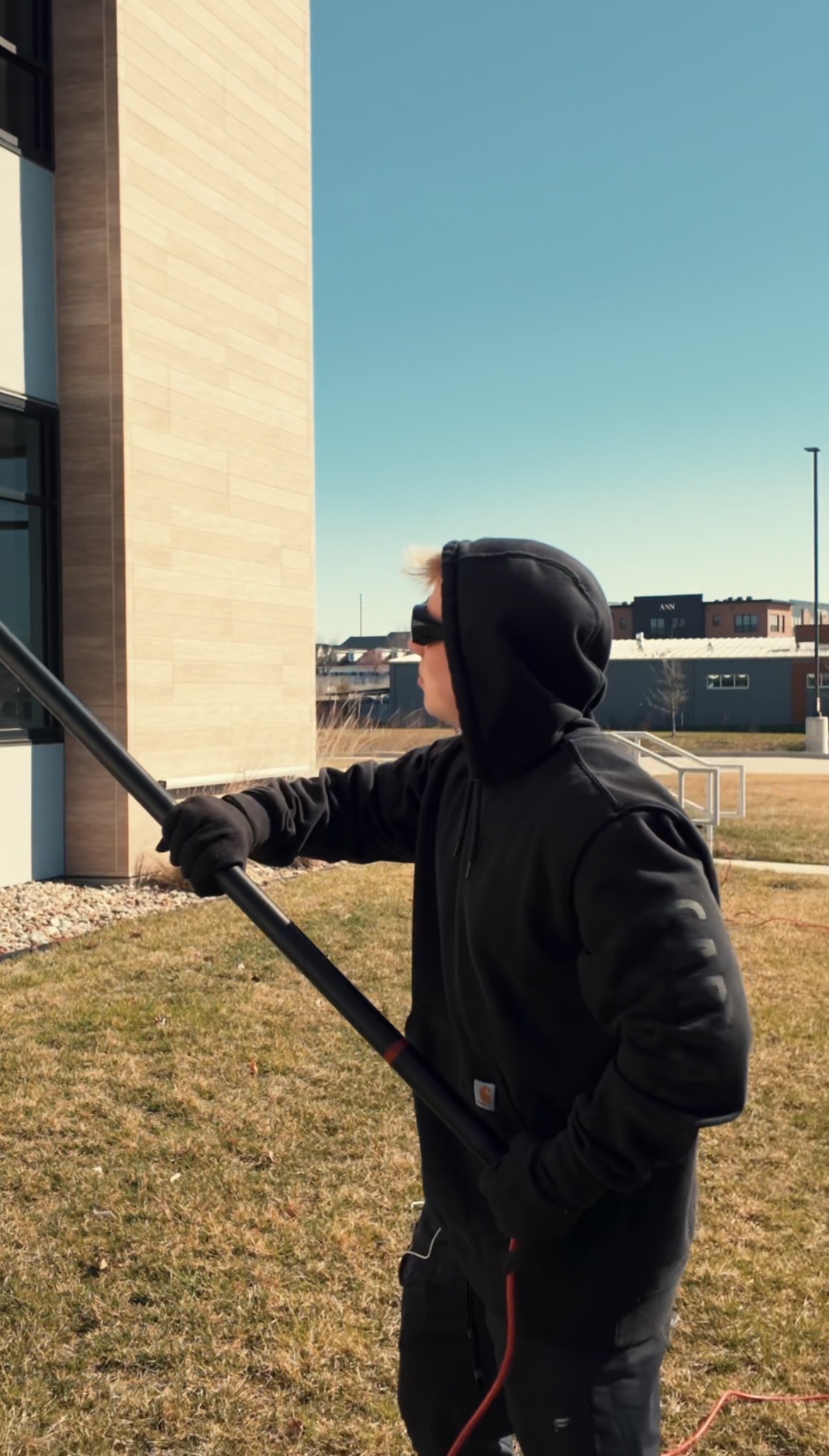 Window cleaning job