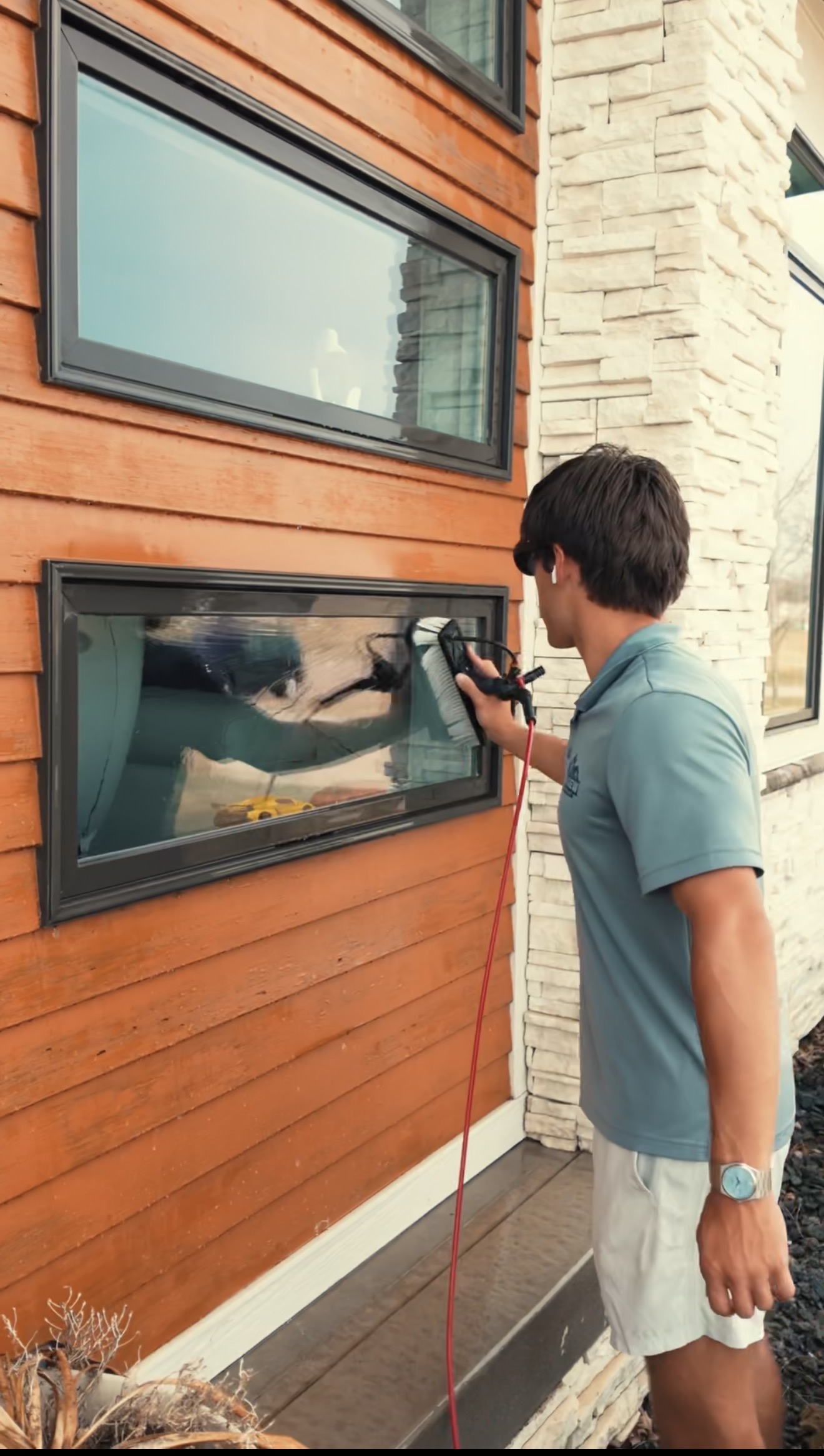 Window cleaning job