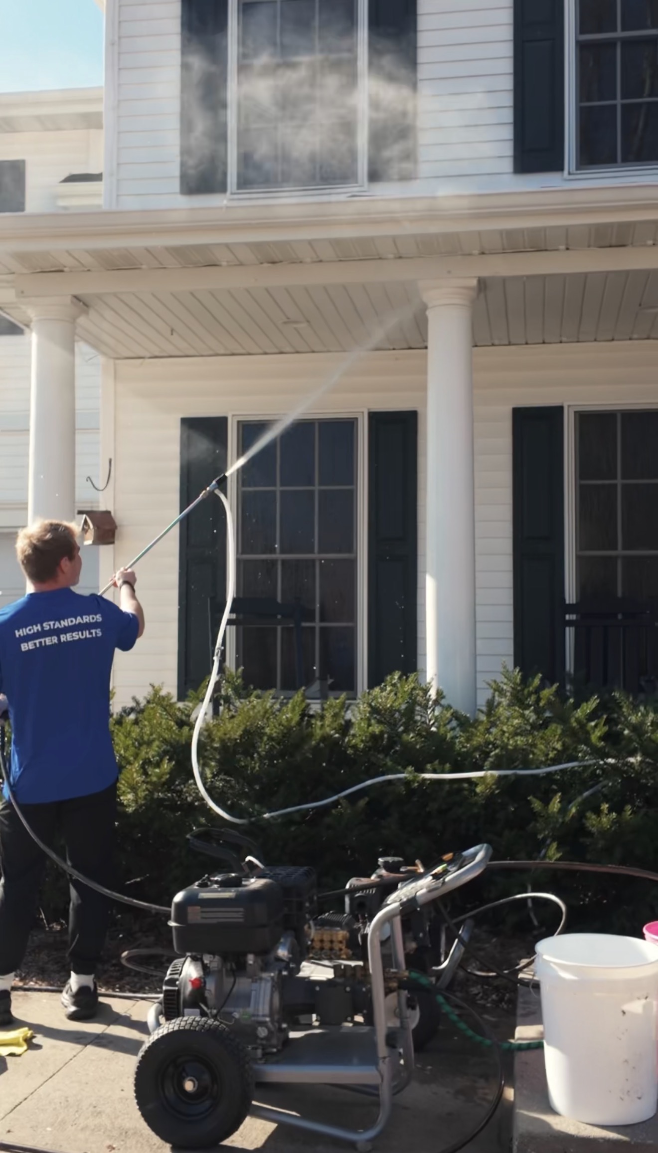 Window cleaning job