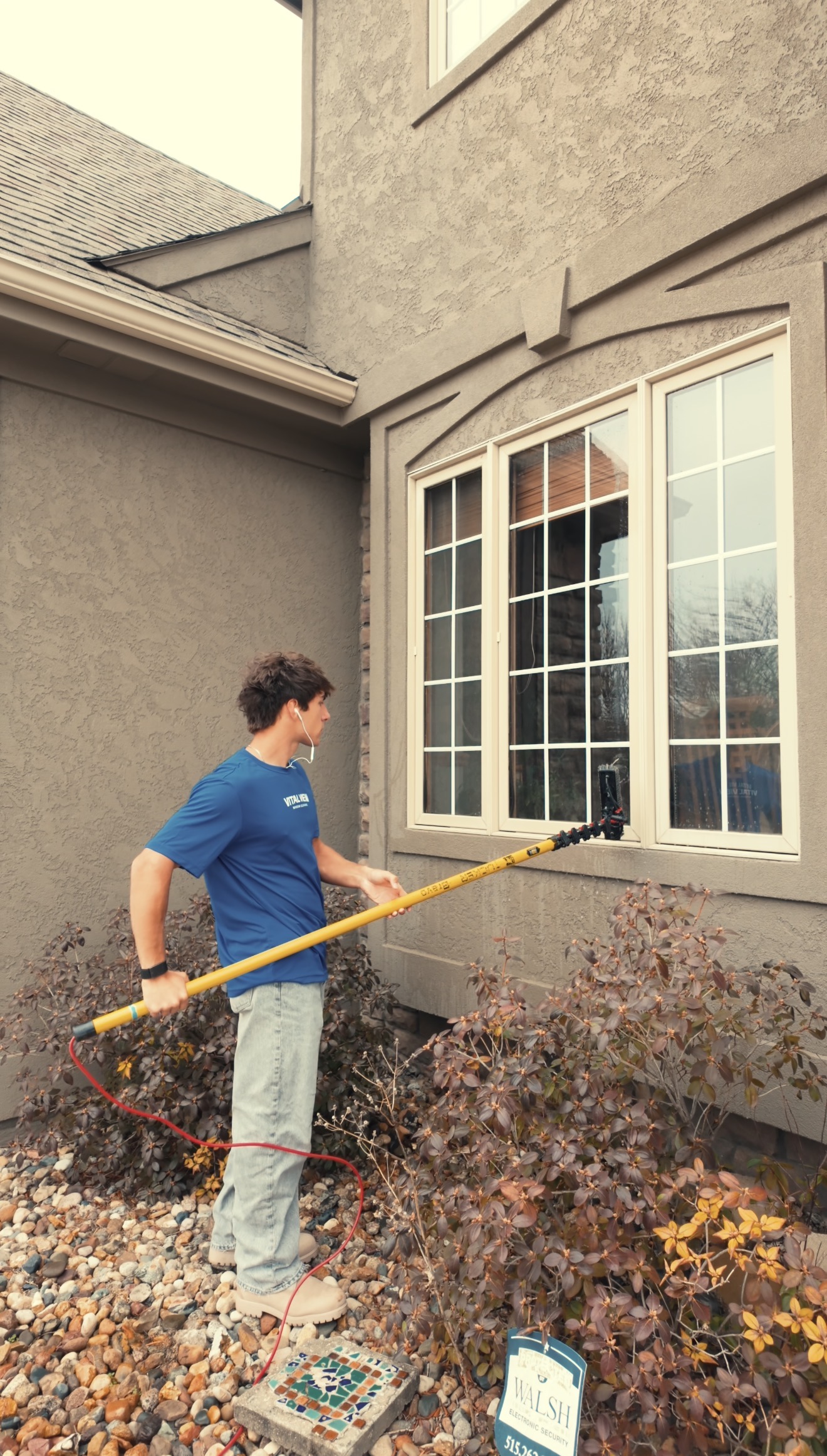 Window cleaning job