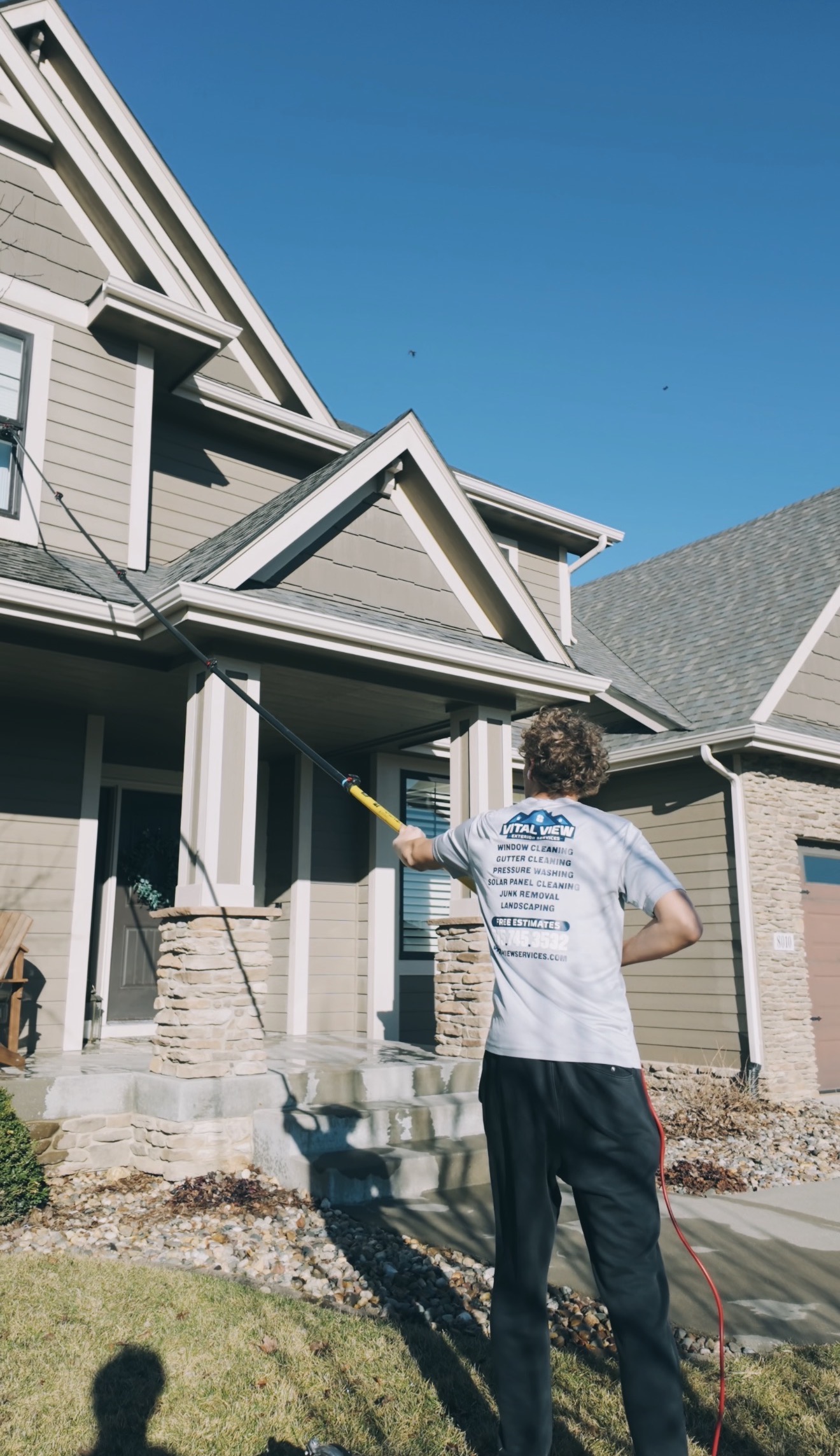 Window cleaning job