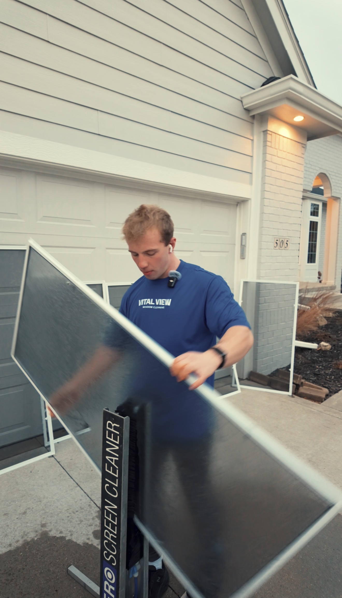 Window cleaning job
