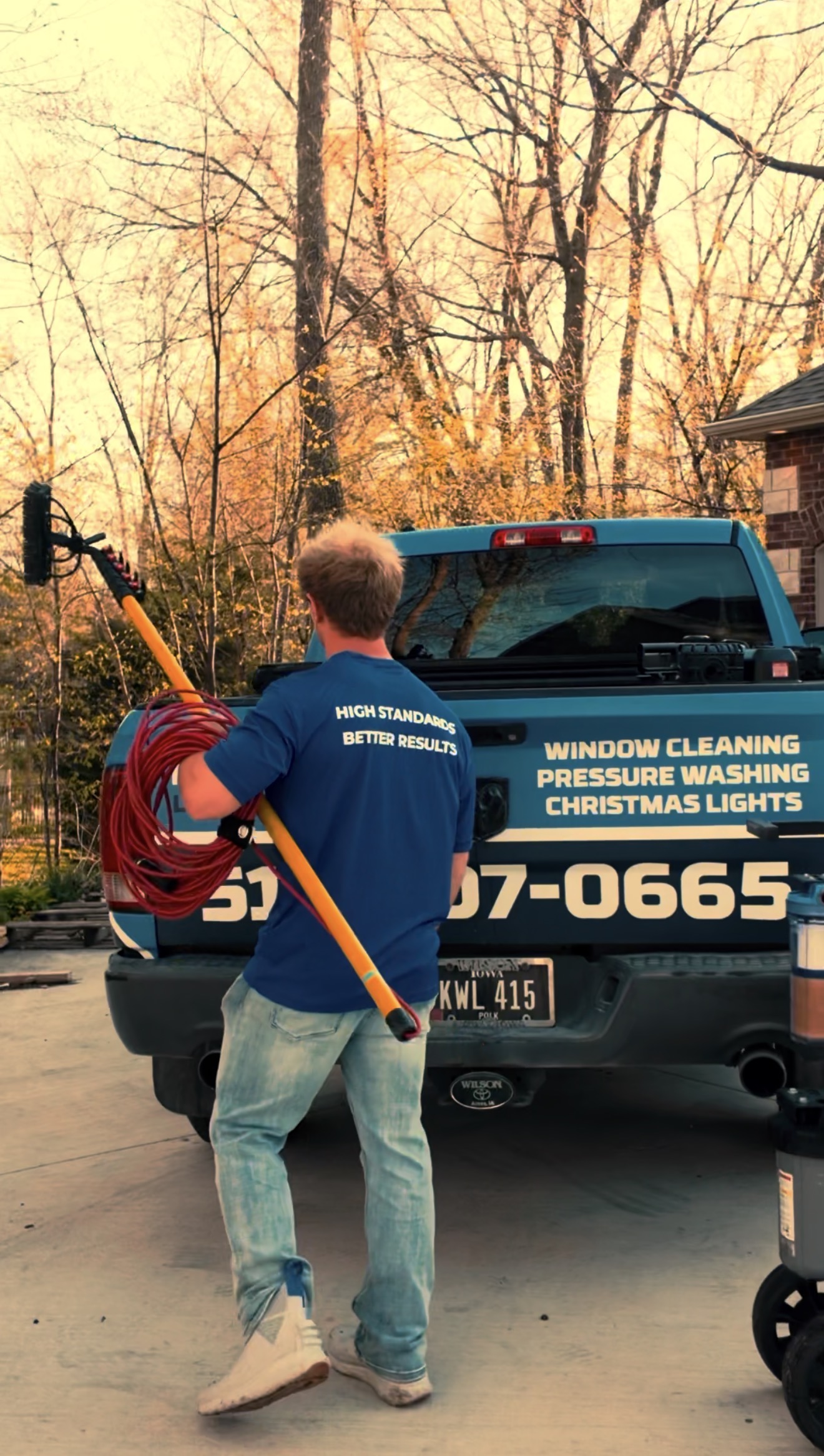 Window cleaning job