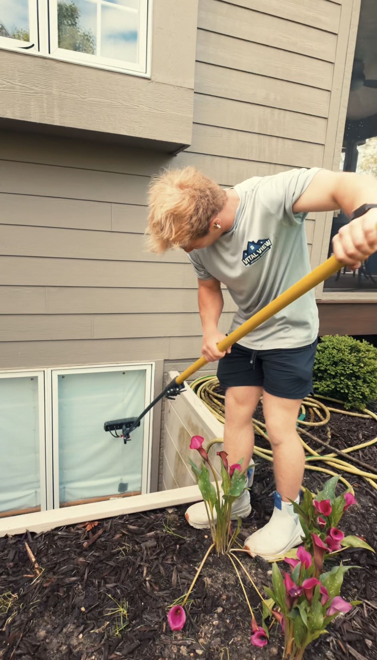 Window cleaning job