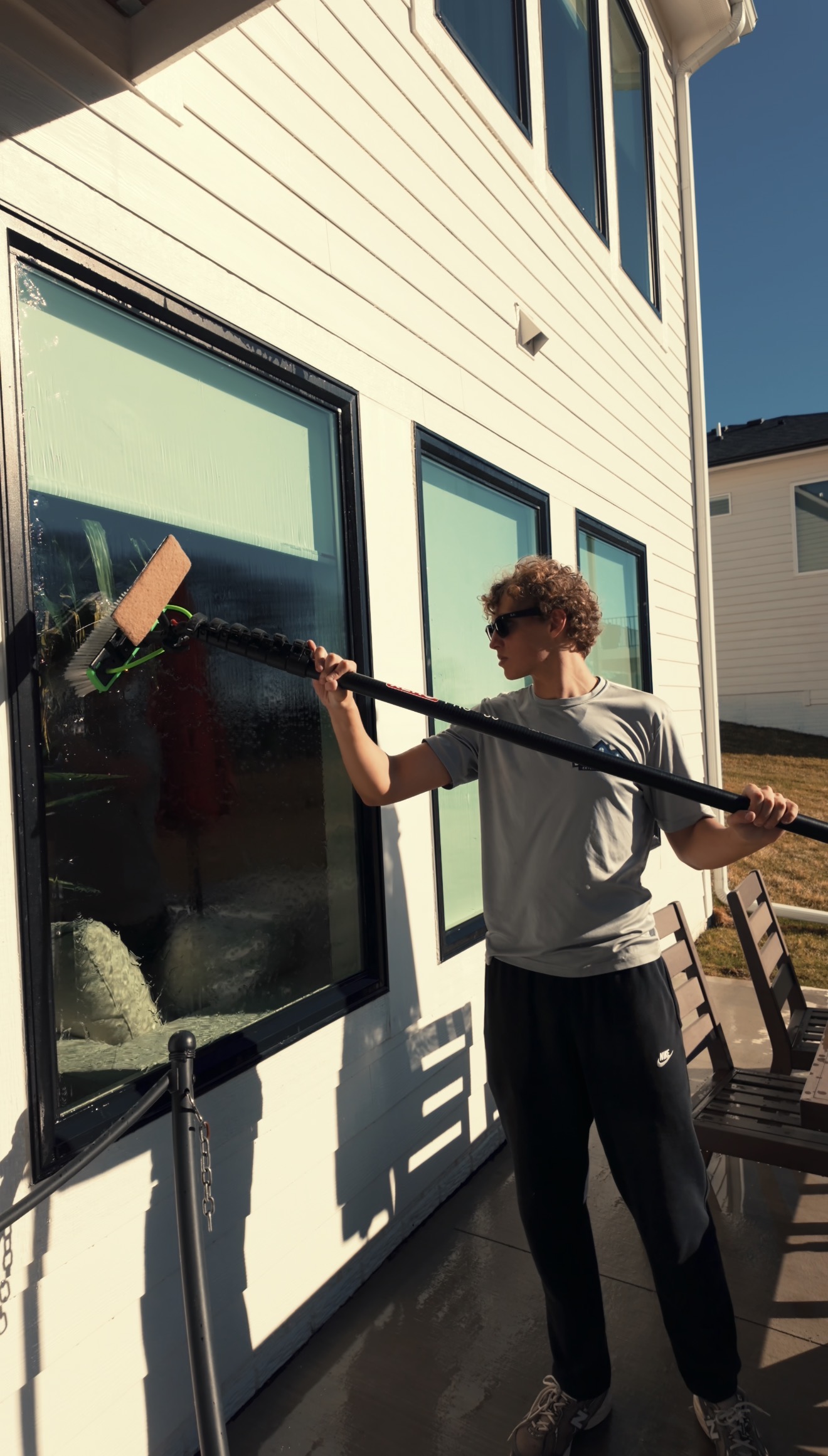 Window cleaning job