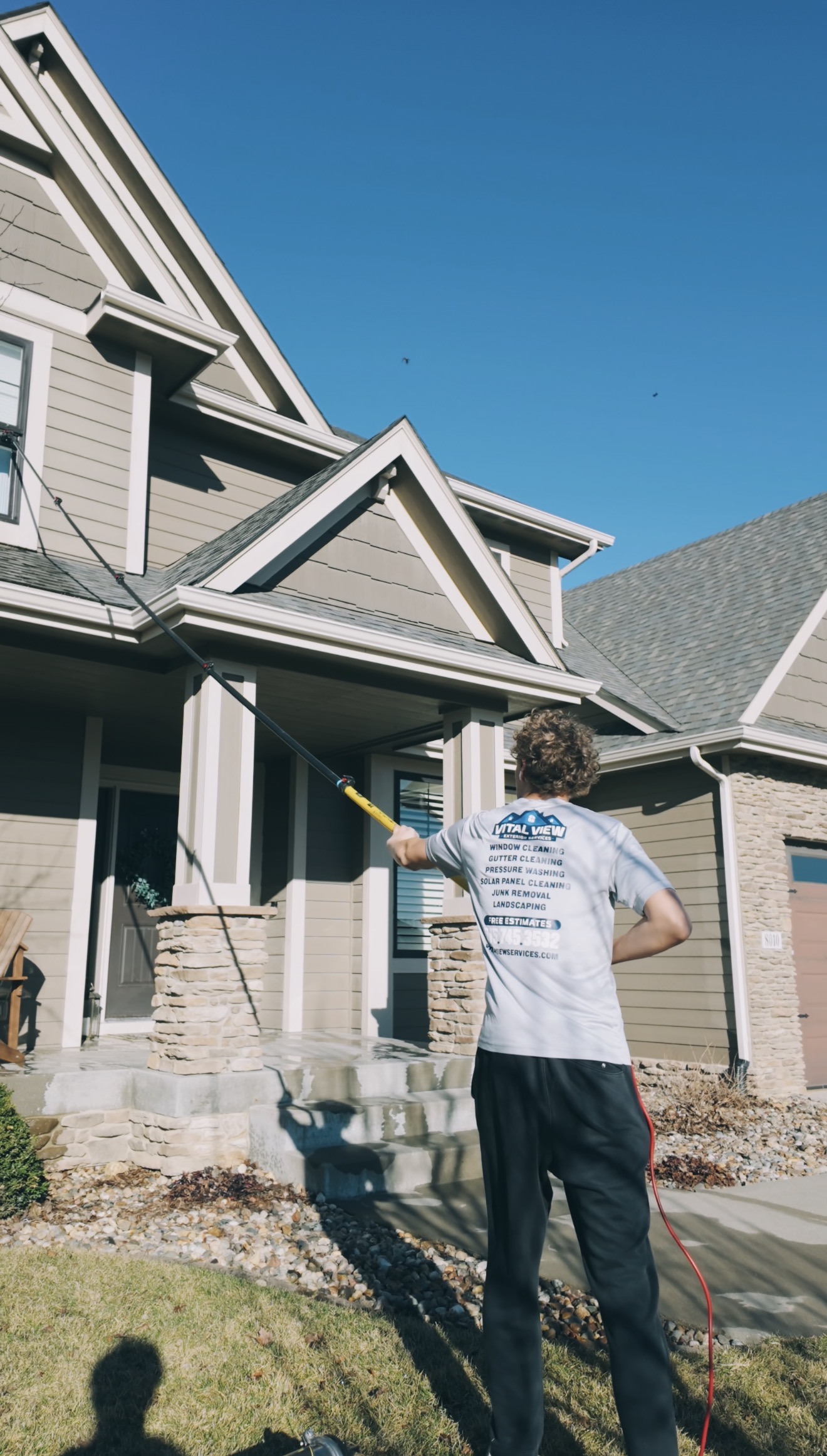 Window cleaning job